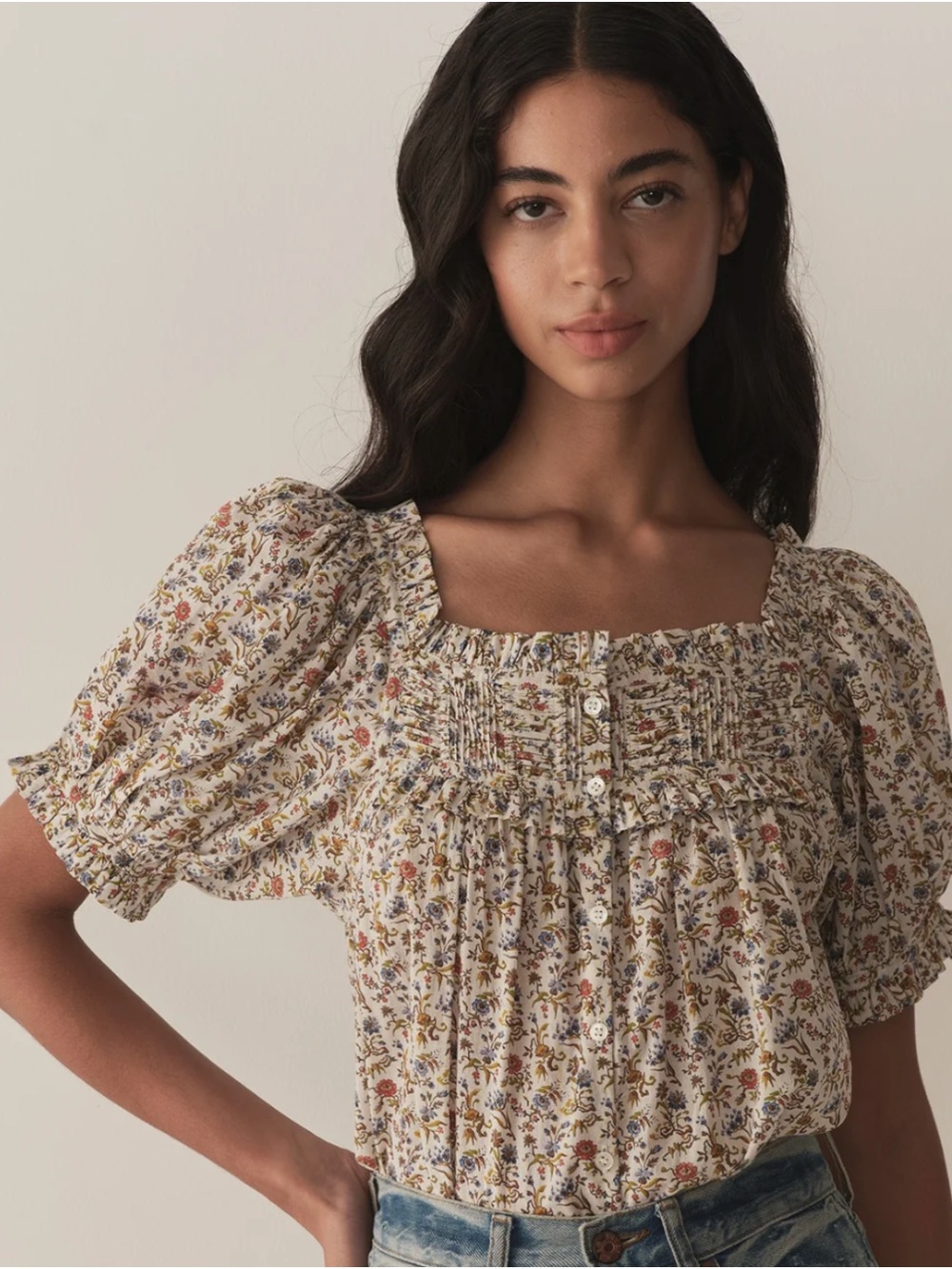 DÔEN Farley Top in Jardin du Chateau size S